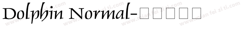 Dolphin Normal字体转换